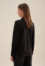 Hemdbluse Uni in Schwarz |  Seidensticker Onlineshop