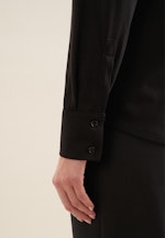 Hemdbluse Uni in Schwarz |  Seidensticker Onlineshop
