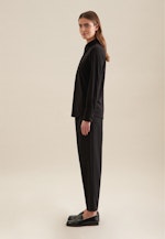 Hemdbluse Uni in Schwarz |  Seidensticker Onlineshop