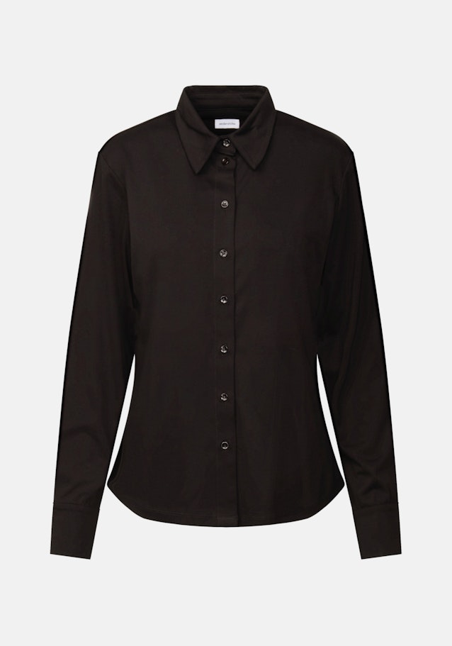Hemdbluse Uni in Schwarz | Seidensticker Onlineshop
