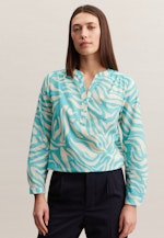 Long sleeve Voile Tunic in Turquoise |  Seidensticker Onlineshop