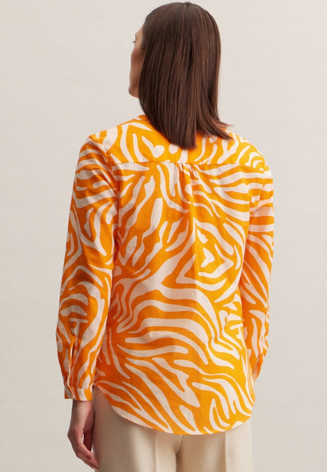 Long sleeve Voile Tunic in Orange | Seidensticker Onlineshop