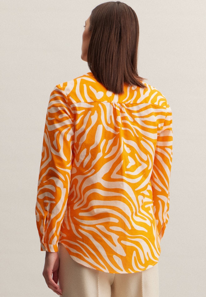 Long sleeve Voile Tunic in Orange | Seidensticker online shop