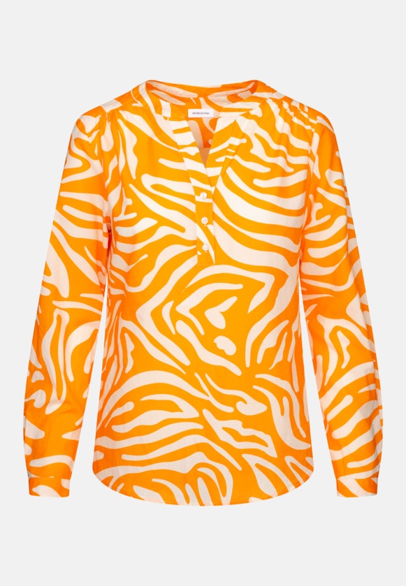 Long sleeve Voile Tunic in Orange |  Seidensticker Onlineshop