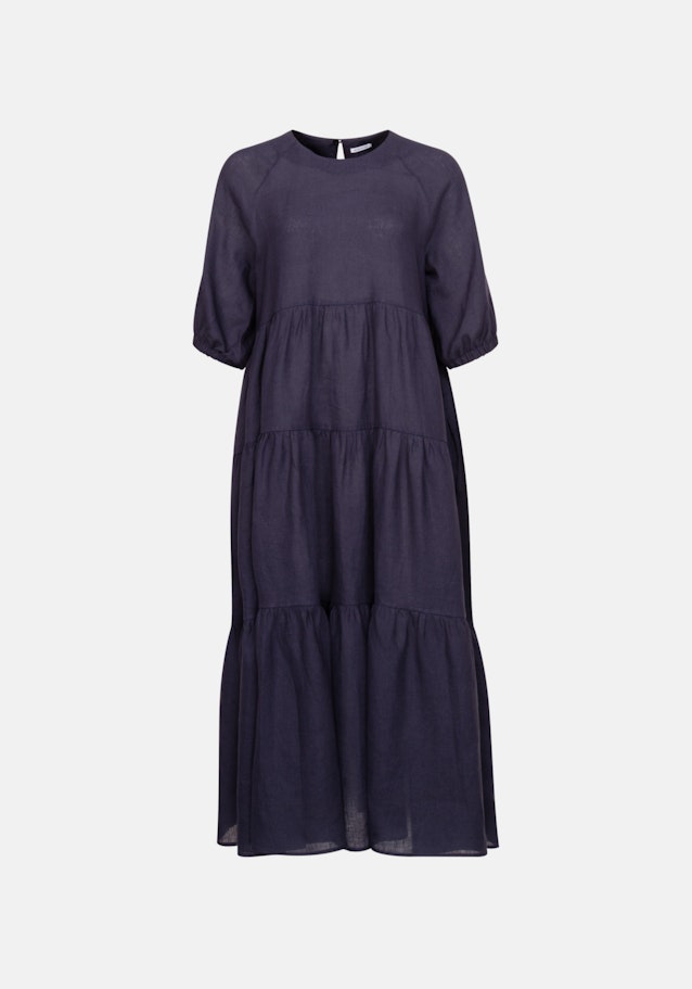Leinen Maxi Kleid in Dunkelblau |  Seidensticker Onlineshop