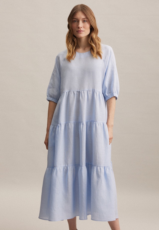 Leinen Maxi Kleid in Hellblau | Seidensticker Onlineshop