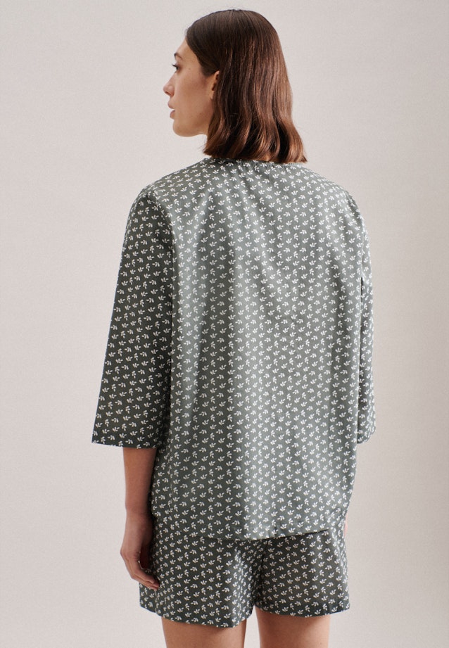 Rundhals Pyjama Top in Green |  Seidensticker Onlineshop
