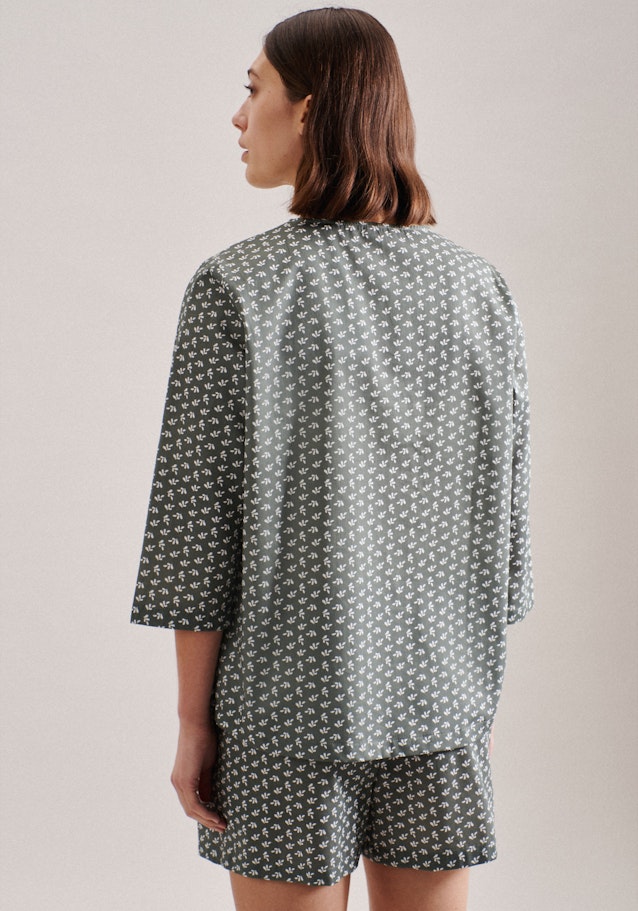 Rundhals Pyjama Top in Green | Seidensticker Onlineshop