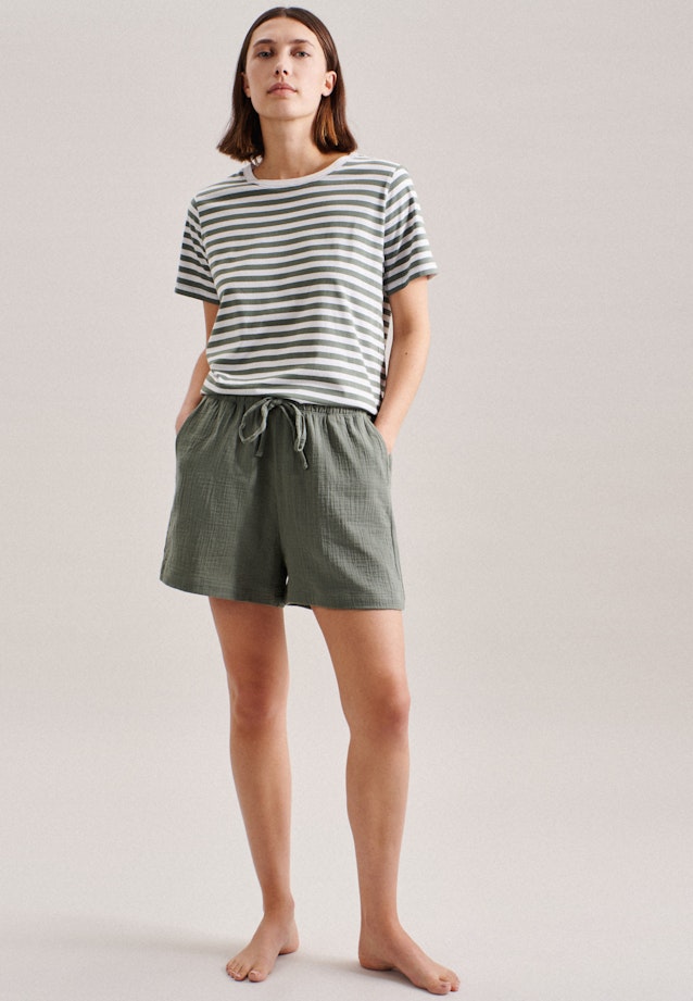 Rundhals Pyjama trousers in Green |  Seidensticker Onlineshop