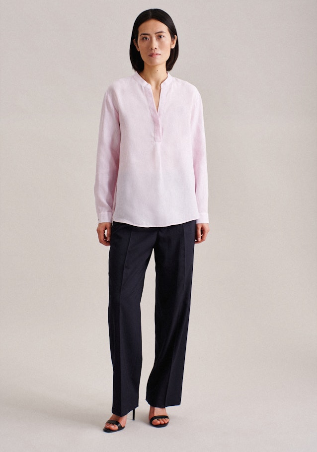 Long sleeve Linen Tunic in Pink |  Seidensticker Onlineshop