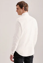 Shaped Chemise de smoking Uni in Ecru |  Seidensticker Onlineshop
