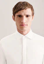 Shaped Chemise de smoking Uni in Ecru |  Seidensticker Onlineshop