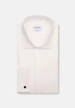 Shaped Smokinghemd Uni in Ecru |  Seidensticker Onlineshop