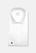 Shaped Smokinghemd Uni in Weiß |  Seidensticker Onlineshop