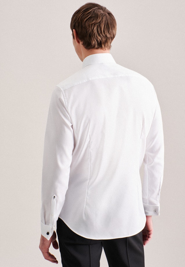 Non-iron Structure Gala Shirt in Shaped with Kent-Collar in White |  Seidensticker Onlineshop