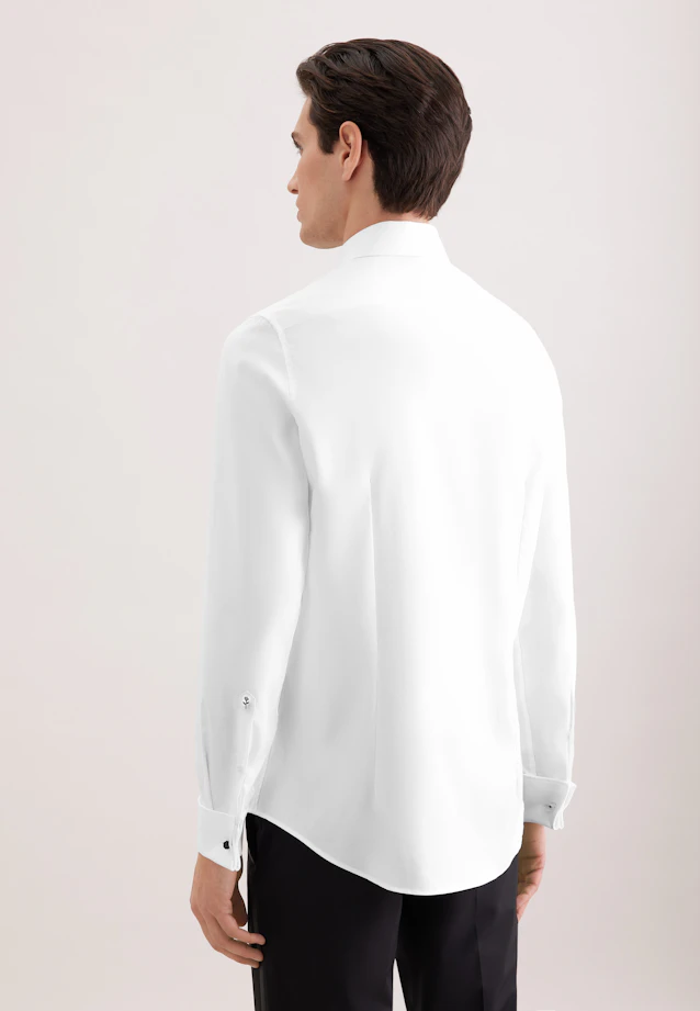 Shaped Tuxedo shirt Uni in White |  Seidensticker Onlineshop
