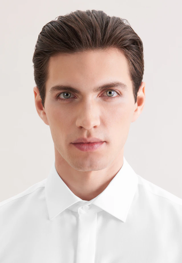 Shaped Tuxedo shirt Uni in White |  Seidensticker Onlineshop