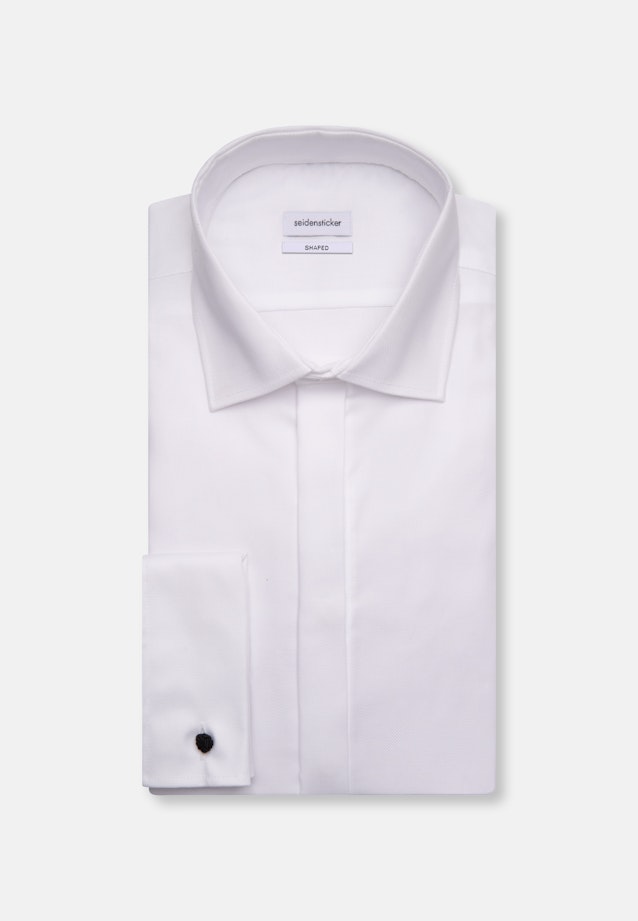 Shaped Chemise de smoking Uni in Blanc |  Seidensticker Onlineshop