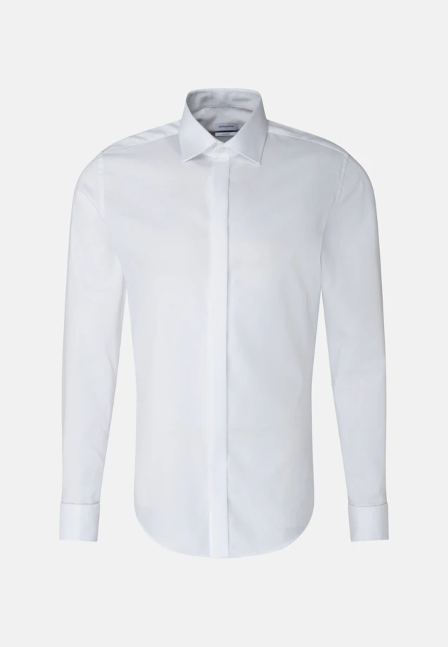 Shaped Tuxedo shirt Uni in White |  Seidensticker Onlineshop