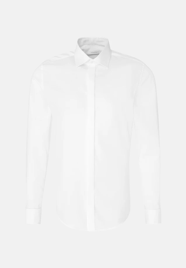 Shaped Tuxedo shirt Uni in White |  Seidensticker Onlineshop