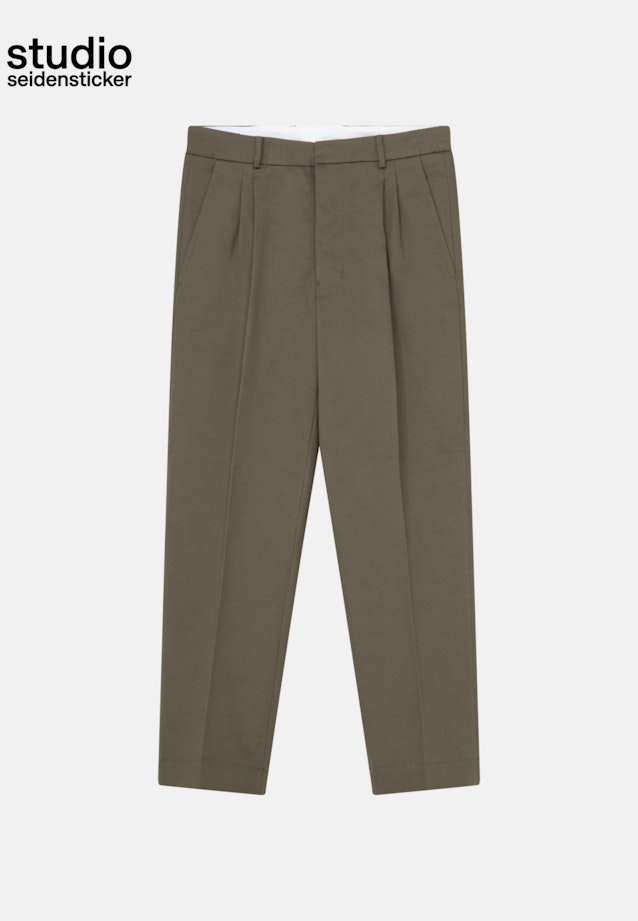 Regular Chinohose Uni in Grün |  Seidensticker Onlineshop