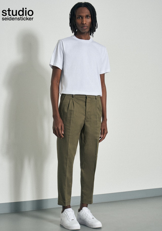 Chino trousers Regular in Green | Seidensticker Onlineshop