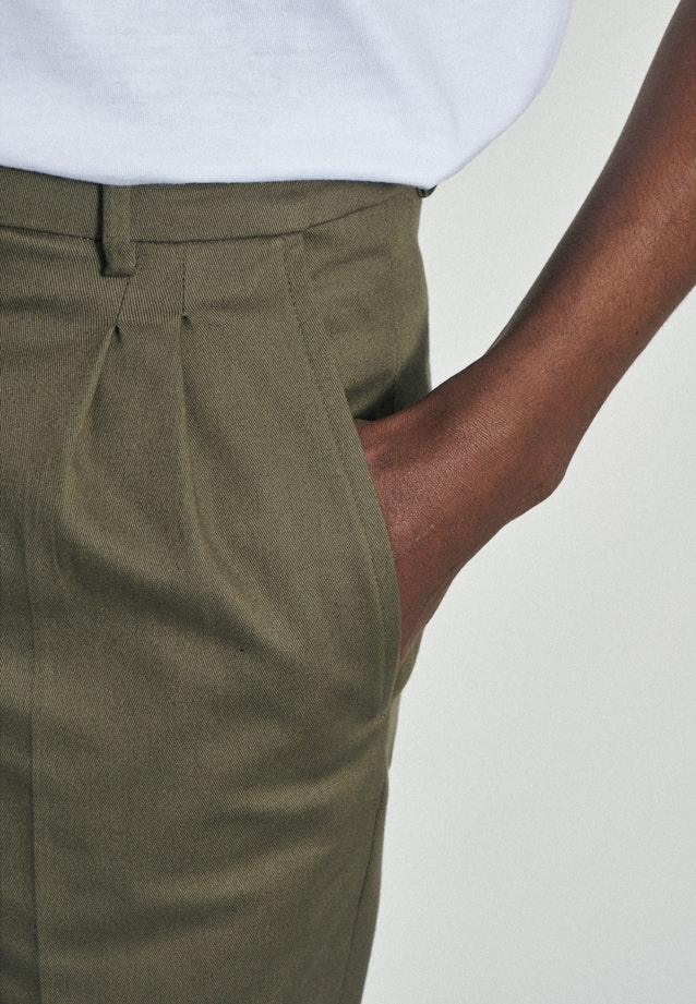Regular Chinohose Uni in Grün |  Seidensticker Onlineshop