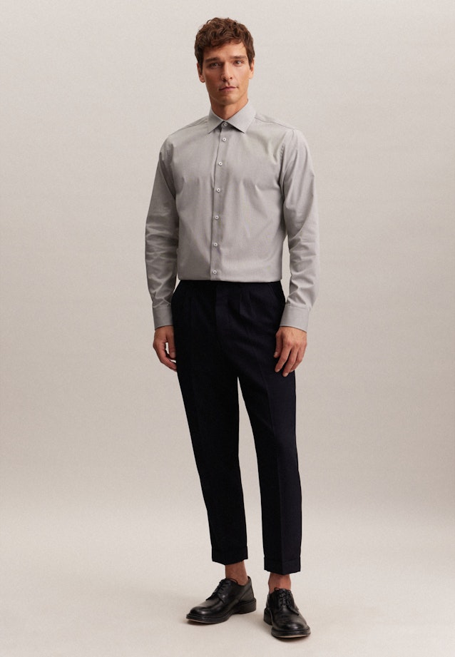 Shaped Chemise d'affaires Uni in Vert |  Seidensticker Onlineshop