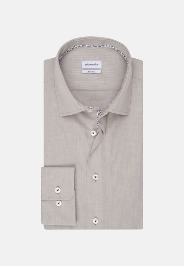 Non-iron Structure Business Shirt in Shaped with Kent-Collar in Green |  Seidensticker Onlineshop
