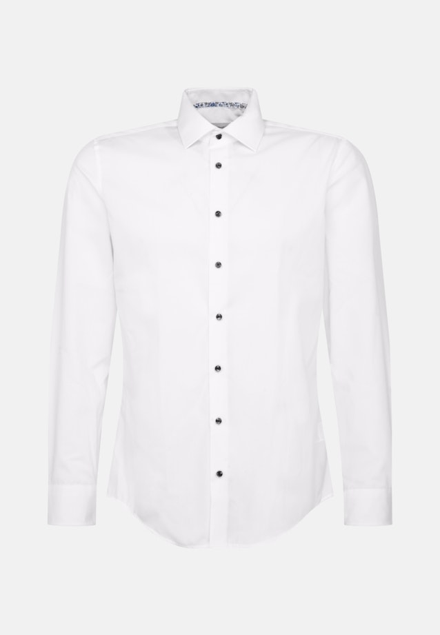 Shaped Chemise d'affaires Uni in Blanc |  Seidensticker Onlineshop