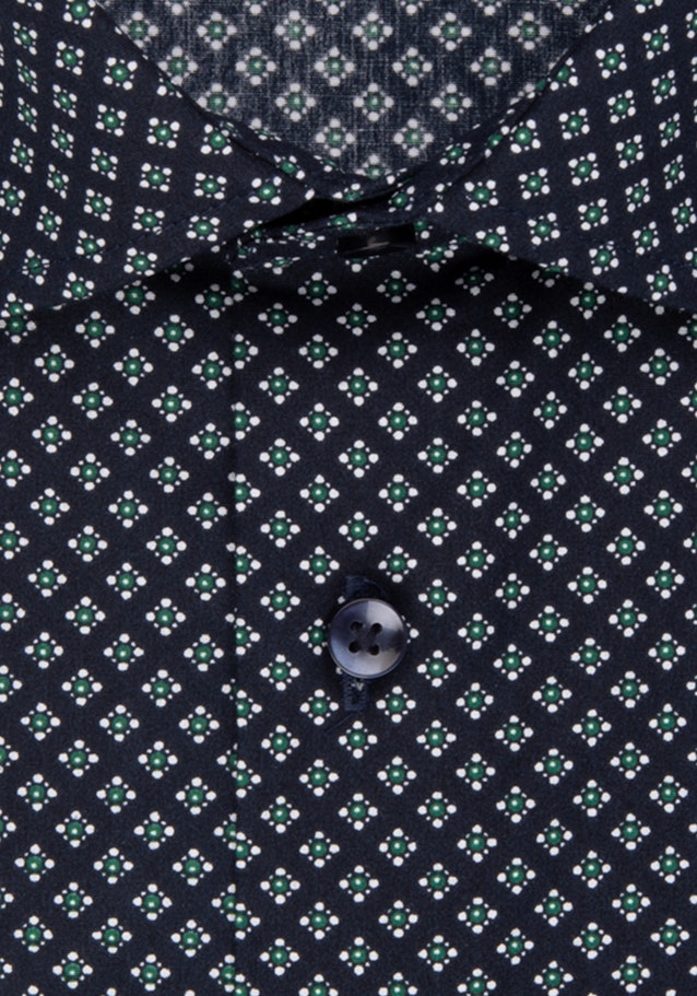 Business Shirt in Shaped with Kent-Collar in Dark Blue |  Seidensticker Onlineshop