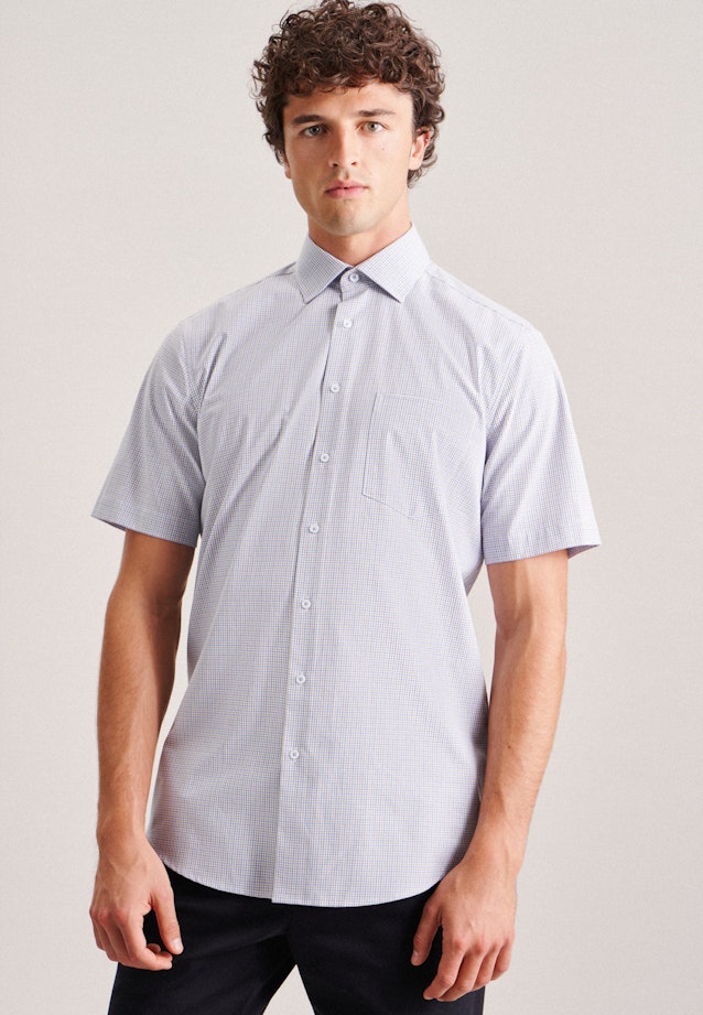 Comfort Business shirt Check in Brown |  Seidensticker Onlineshop