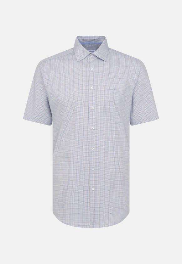 Comfort Business Hemd Karo in Braun |  Seidensticker Onlineshop