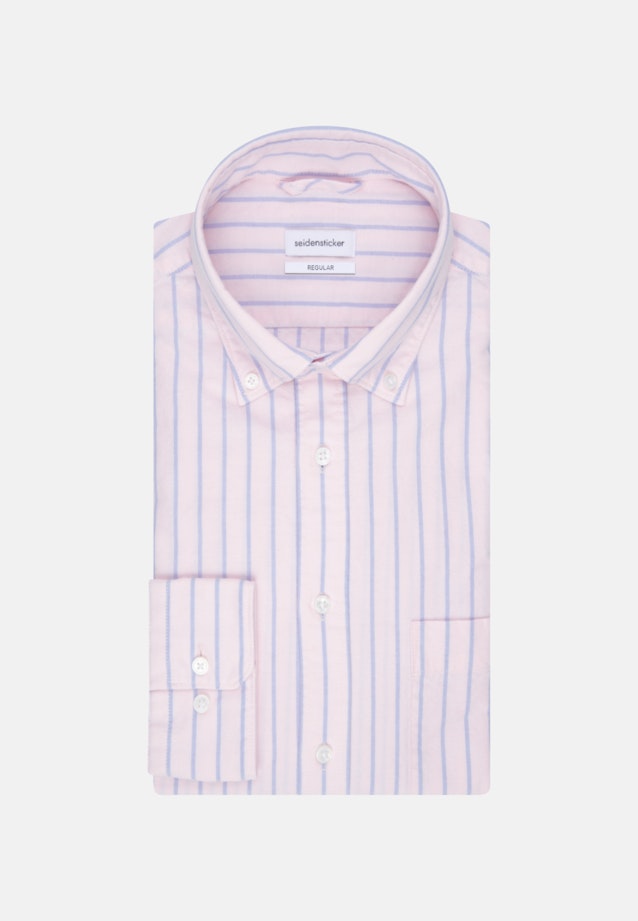 Oxford Business Hemd in Regular mit Button-Down-Kragen in Rosa/Pink |  Seidensticker Onlineshop