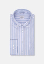 Regular Chemise d'affaires rayures in Bleu Clair |  Seidensticker Onlineshop