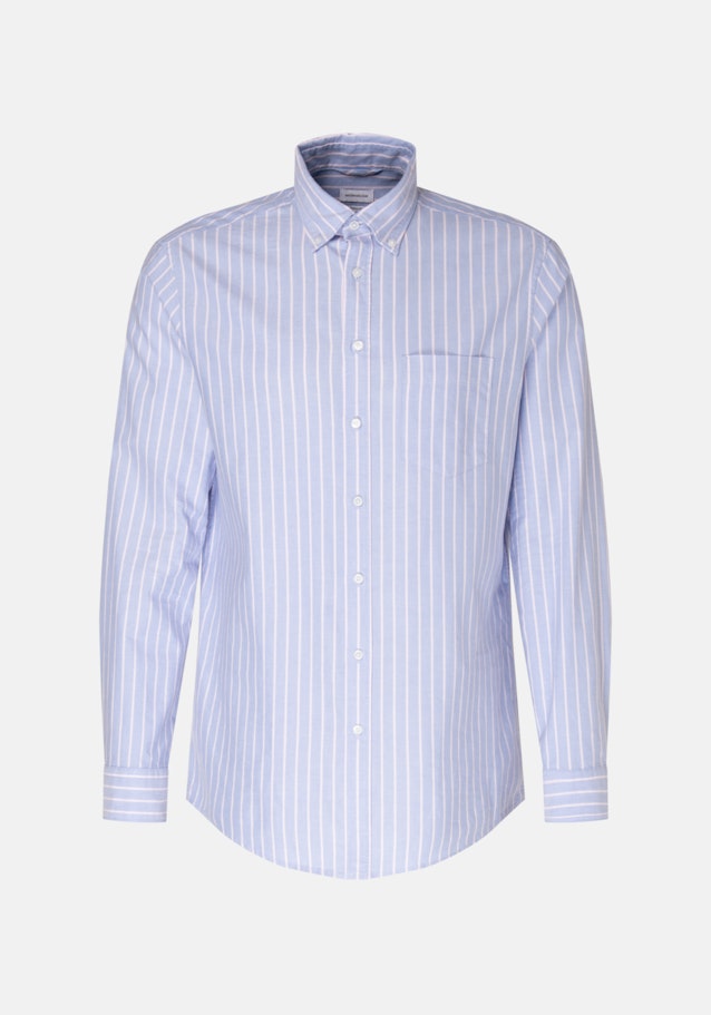 Business Shirt in Regular with Button-Down-Collar in Light Blue |  Seidensticker Onlineshop