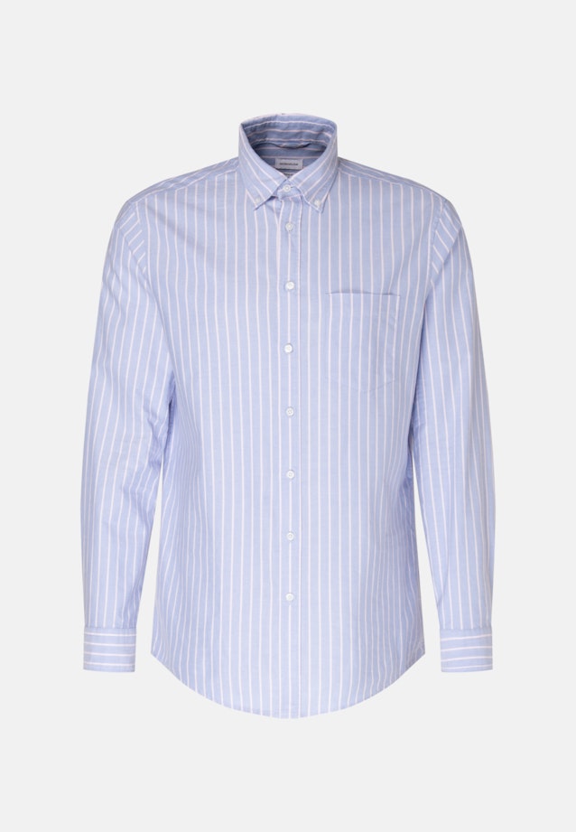Regular Chemise d'affaires rayures in Bleu Clair |  Seidensticker Onlineshop