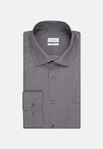 Regular Chemise d'affaires Imprimé in Gris |  Seidensticker Onlineshop