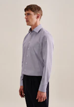 Regular Chemise d'affaires Imprimé in Lilas |  Seidensticker Onlineshop