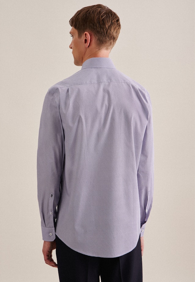 Business Shirt in Regular with Kent-Collar in Purple |  Seidensticker Onlineshop
