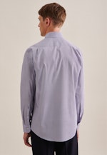 Regular Chemise d'affaires Imprimé in Lilas |  Seidensticker Onlineshop