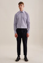 Regular Chemise d'affaires Imprimé in Lilas |  Seidensticker Onlineshop