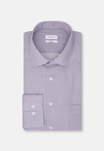 Regular Chemise d'affaires Imprimé in Lilas |  Seidensticker Onlineshop