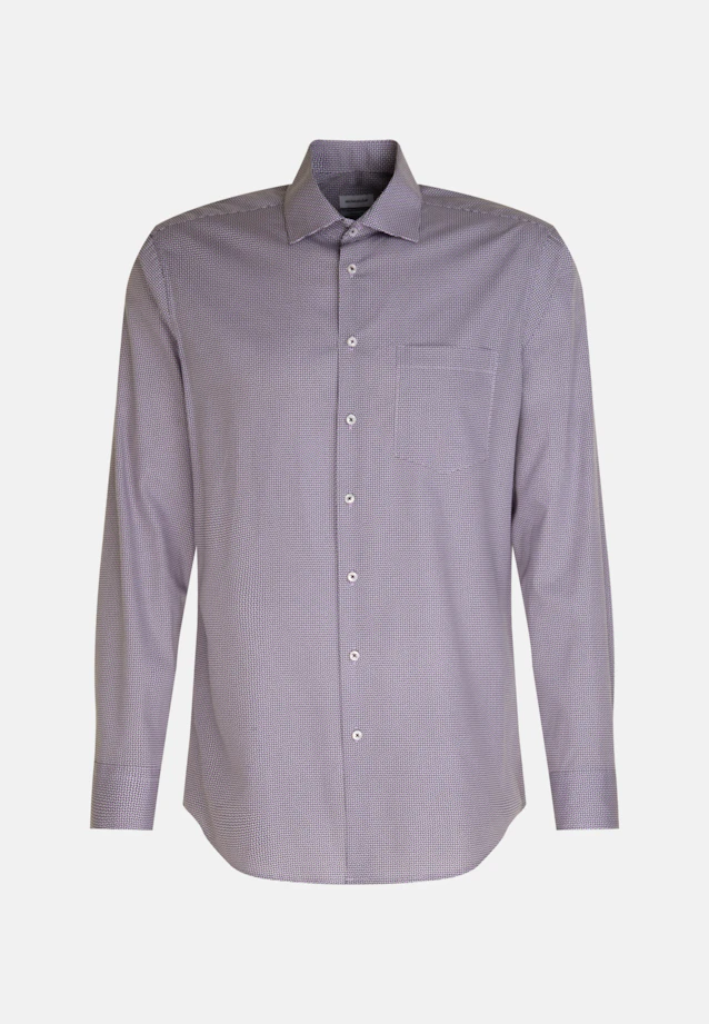 Regular Chemise d'affaires Imprimé in Lilas |  Seidensticker Onlineshop