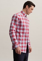 Regular Business Hemd Karo in Rot |  Seidensticker Onlineshop