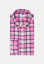 Bügelfreies Twill Business Hemd in Regular mit Button-Down-Kragen in Rosa/Pink |  Seidensticker Onlineshop