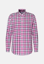 Regular Business Hemd Karo in Rosa/Pink |  Seidensticker Onlineshop