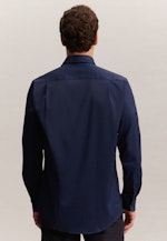 Regular Performance-Hemd Uni in Dunkelblau |  Seidensticker Onlineshop