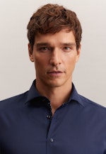 Regular Performance-Hemd Uni in Dunkelblau |  Seidensticker Onlineshop