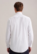 Regular Chemise Performance Uni in Blanc |  Seidensticker Onlineshop